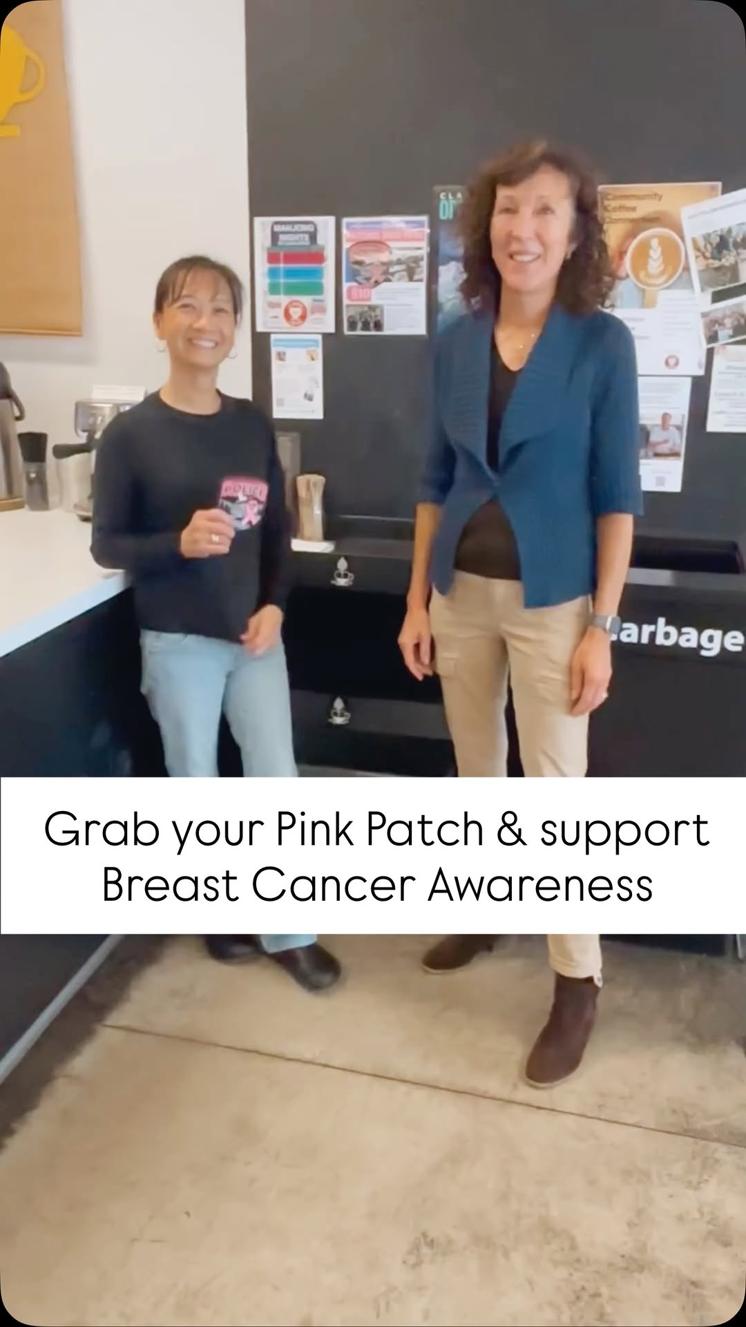 Phuong with Pink Patch supporters